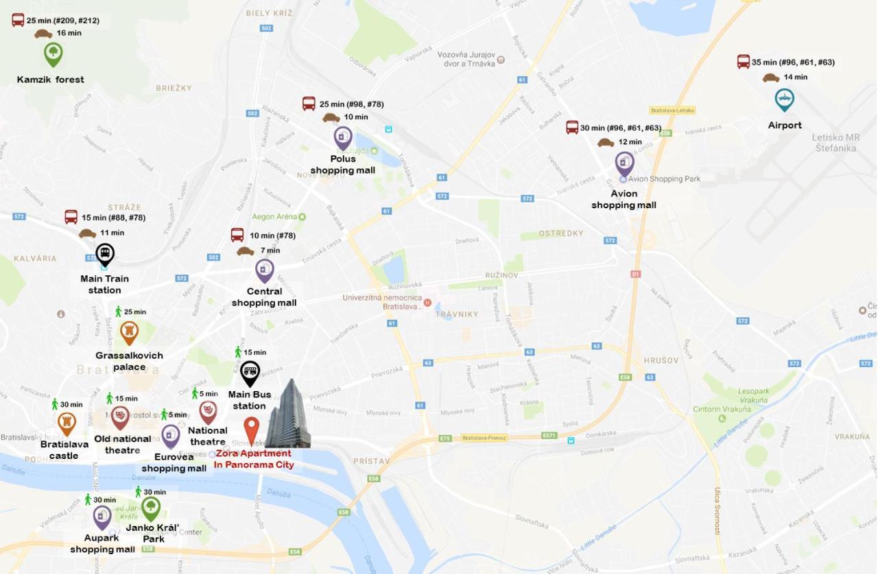 Zora Exclusive Apartment Bratislava Ngoại thất bức ảnh
